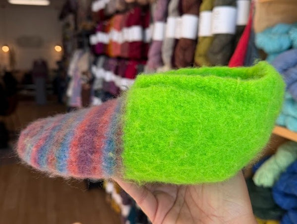 Felted Slipper Class