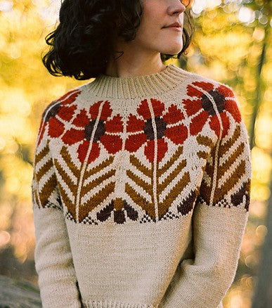 Harvest Flowers Sweater Fall Class