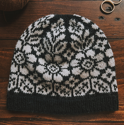 Alpine Bloom Hat: My First Stranded Colorwork Class