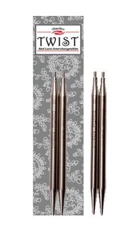Chiaogoo Interchangable Needle Twist Lace Tips - 4 Inches