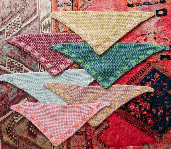 Pressed Flowers Kerchief Class