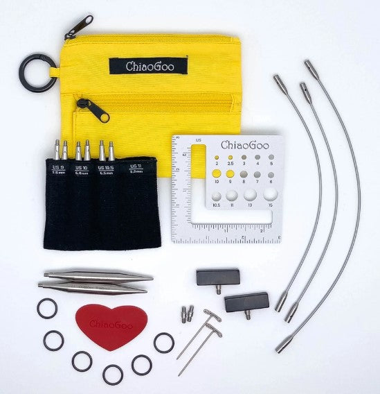 ChiaoGoo Shorties Interchangable Needle Set