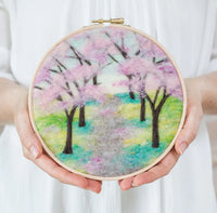 Felted Sky Cherry Blossoms